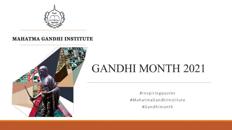 Gandhi Month 2021
